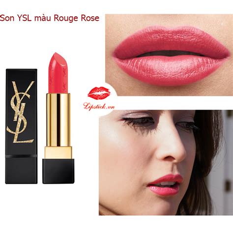 son ysl màu 52 review|[SWATCH] Son YSL 52 Rouge Rose (Rouge Pur Couture).